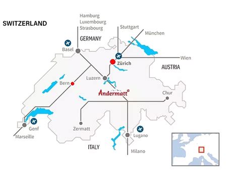 flights to andermatt switzerland.